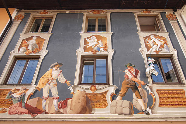 istock Painted house in Bavaria 525694175