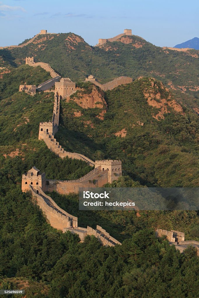 The Great Wall of China near Jinshanling The Great Wall of China at Jinshanling Great Wall Of China Stock Photo