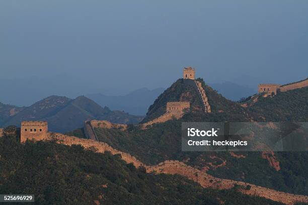 The Great Wall Of China At Jinshanling At Sunrise Stock Photo - Download Image Now - Asia, Badaling, Beijing