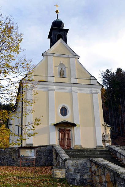 istock Place of pilgrimage - church on Malenisko 525713281