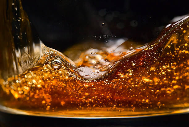 detail of an alcoholic beverage
