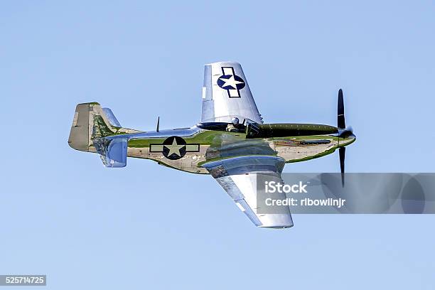 P51 Mustang Stock Photo - Download Image Now - Airplane, World War II, Horizontal