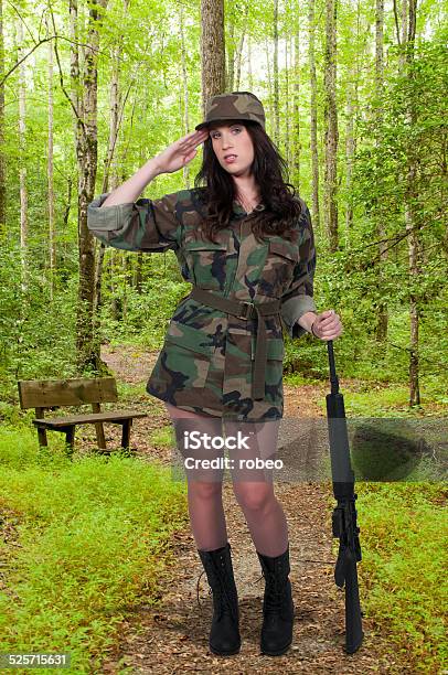 Woman Soldier Stock Photo - Download Image Now - Adult, Adventure, Armed Forces