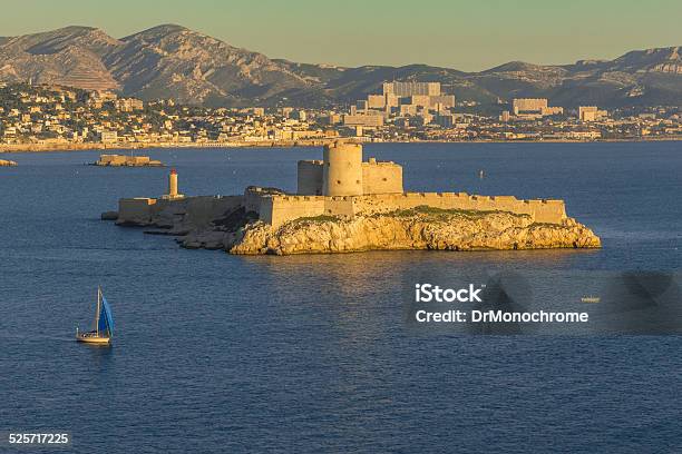 Chateau Dif Prison Marsella France Stock Photo - Download Image Now - Marseille, Chateau d'If, Nautical Vessel