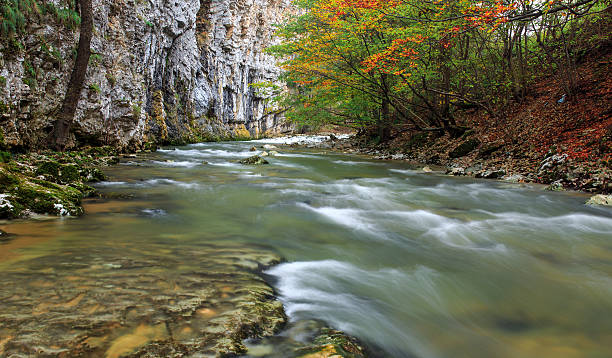 istock Mountain river in late Autumn 525717585