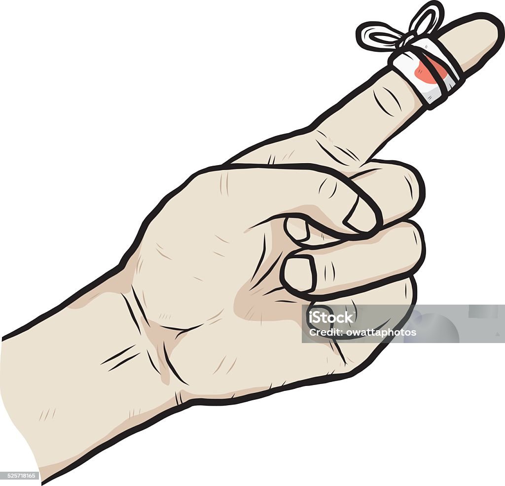 First Aid Finger Injury Stock Illustration - Download Image Now - Cartoon,  Wound, Adhesive Tape - iStock
