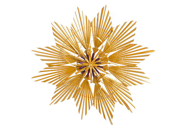 istock Straw star as Christmas decoration 525719895