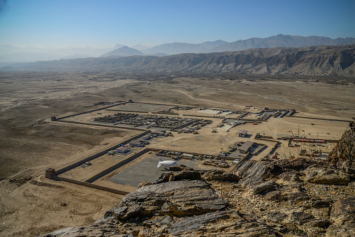 Forward base in Afghanistan in kapisa