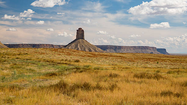 istock Chimney Rock butte near Cortez 525732850