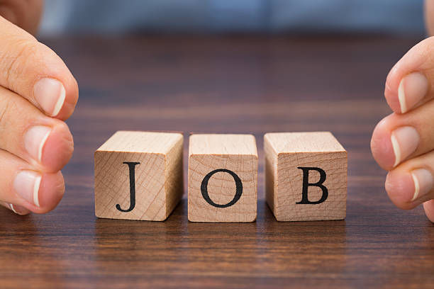istock Person Hand Saving The Word Job 525736744