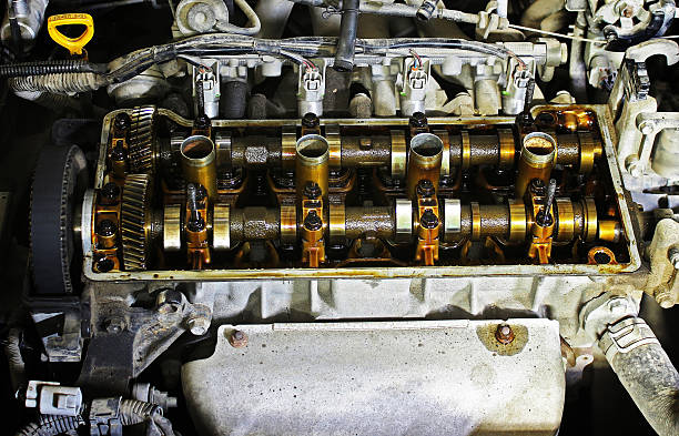 istock The internals of the engine under the valve cover 525738082