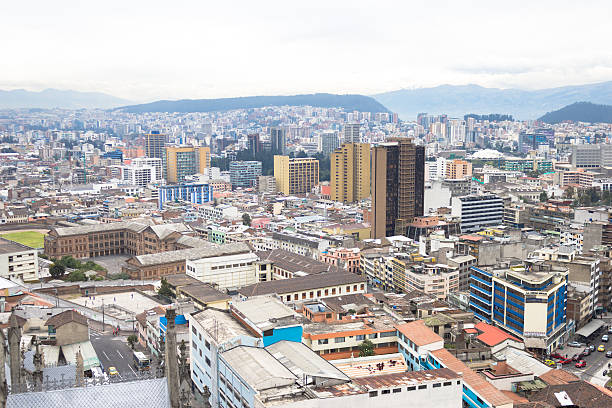 istock Aerial view rooftops Quito Ecuador South America 525740361