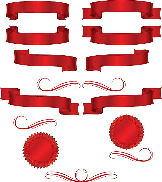 195,400+ Dark Red Ribbon Stock Illustrations, Royalty-Free Vector