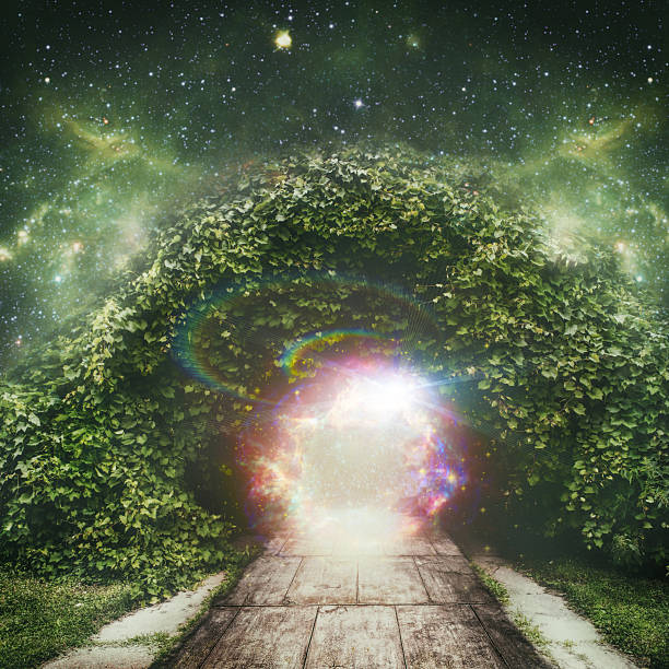 istock portal to another universe, abstract spiritual backgrounds 525740491