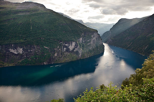 istock Beautiful norwegian fjord 525751603