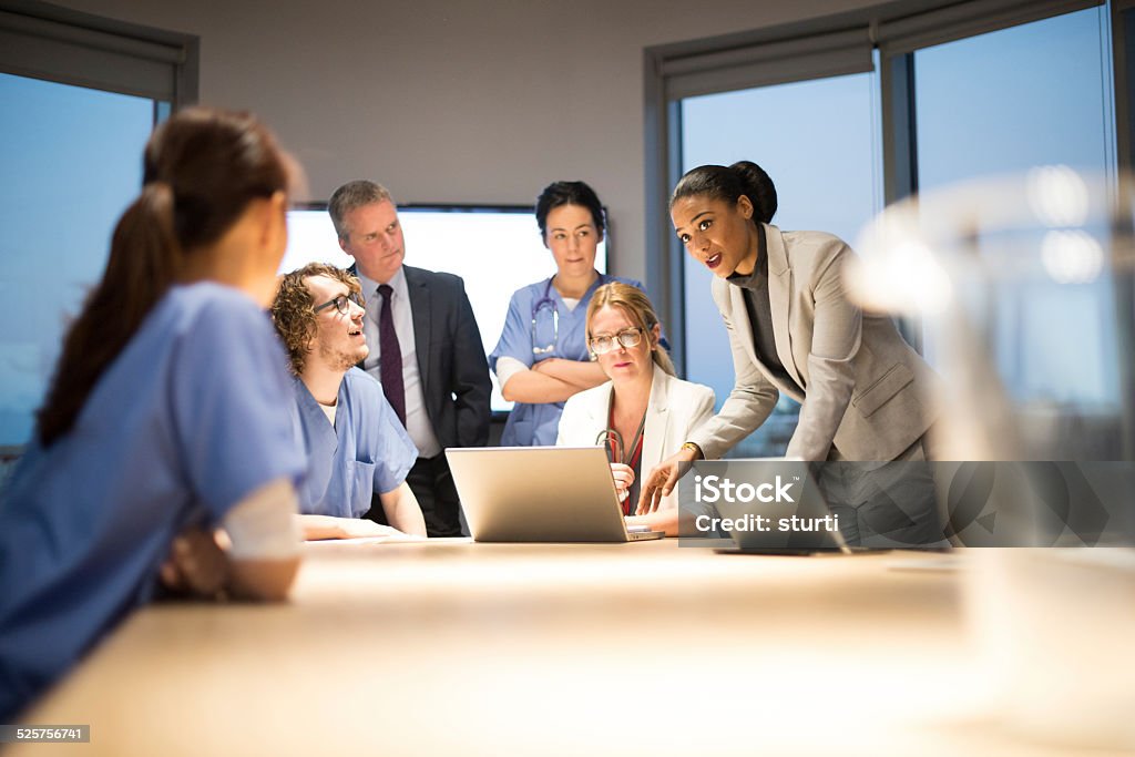 business und Medizin gemeinsam - Lizenzfrei Leitende Position Stock-Foto