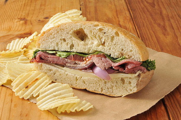 istock Gourmet roast beef sandwich 525758159