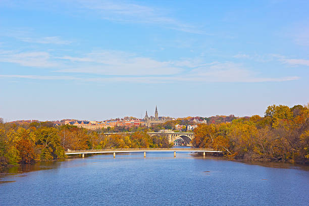 istock Autumn colors in Georgetown, Washington DC. 525769231