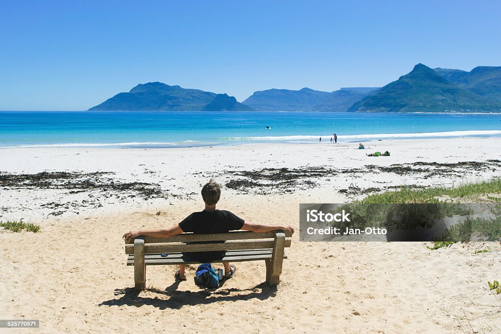 Kommetjie-Strand in South Africa - Lizenzfrei Atlantik Stock-Foto