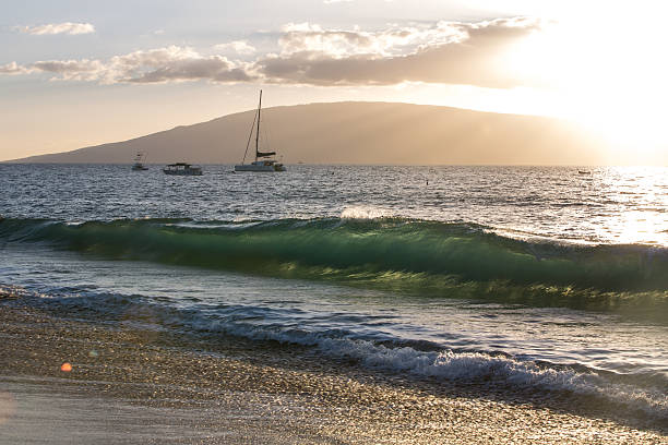 Maui Beach stock photo