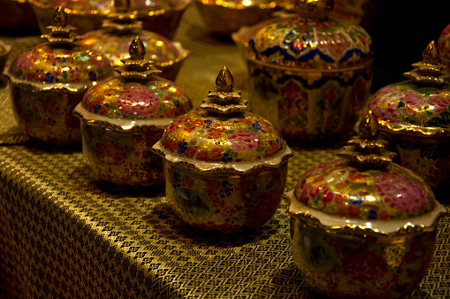 ancient tea set for sale in Ayutthaya, thailand