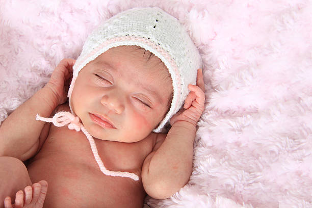istock Newborn baby girl 525786407