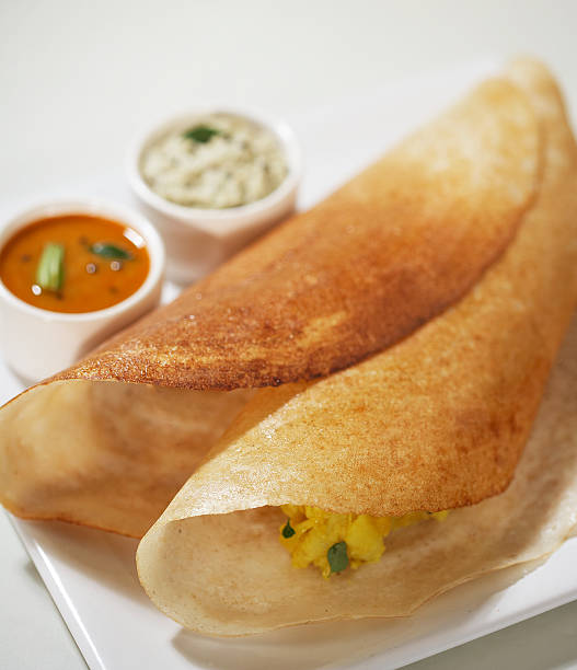 istock Masala Dosa, Dosa, South Indian snack, India 525787321