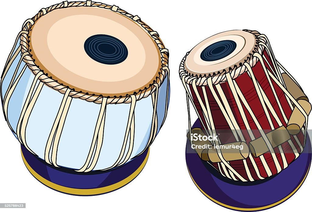Tabla Instrument In India Indian Musical Instruments Tabla Stock Illustration - Download Image ...