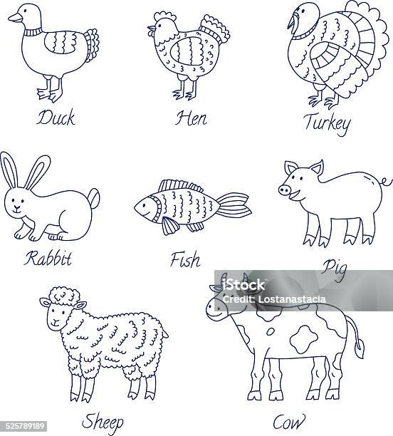 Meat Animals Cartoon Set Stock Illustration - Download Image Now - Outline, Sheep, Agriculture - iStock Meat Animals Cartoon Set Stock Illustration - Download Image Now - Outline, Sheep, Agriculture - iStock