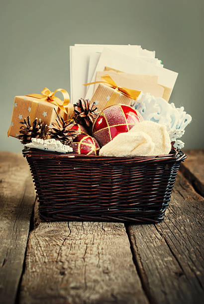 istock Vintage Christmas Gifts. Toned 525791335