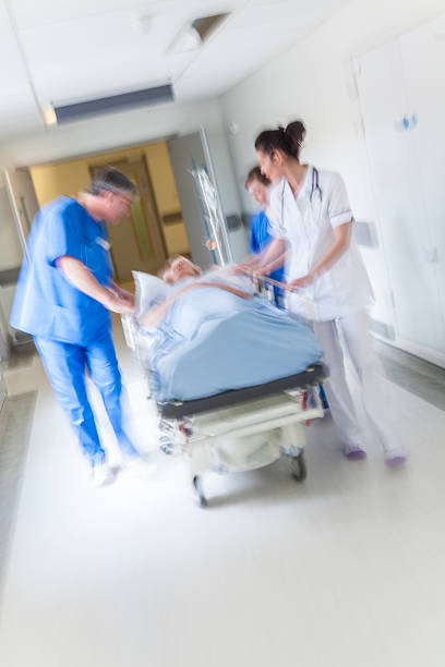 istock Motion Blur Stretcher Gurney Patient Hospital Emergency 525792433