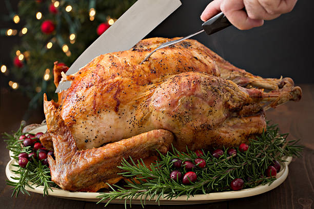 istock Carving The Christmas Turkey 525792917