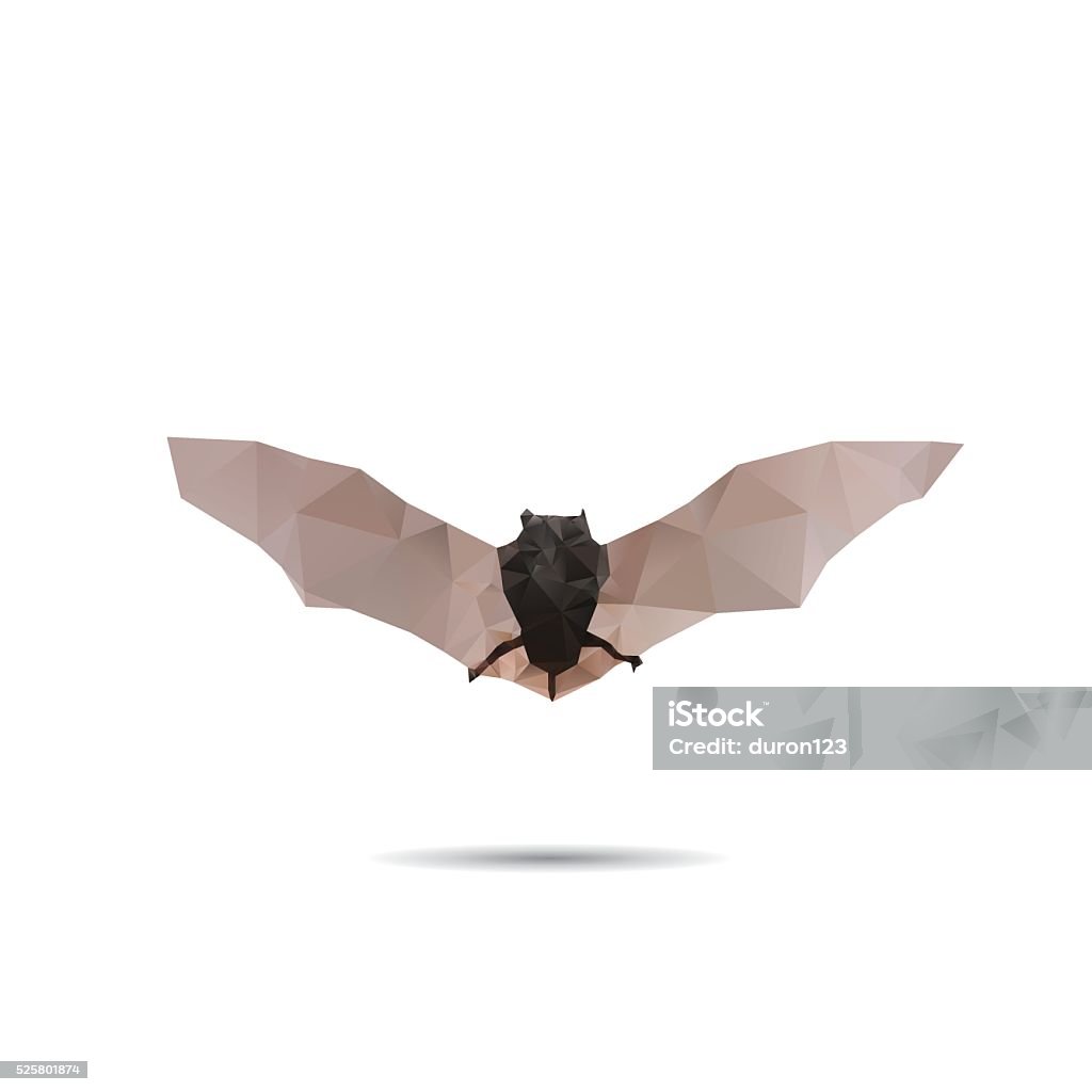 Abstract Shape Bat Bat Abstract Isolated On A White Backgrounds Stock Illustration ...
