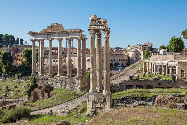 istock Forum Romanum in Italy, Rome. 525802544
