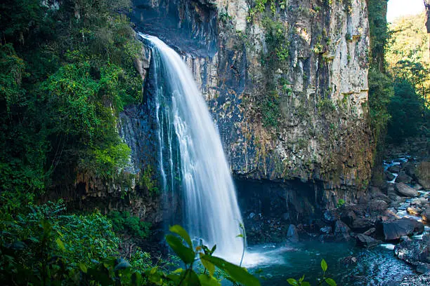 The "Texolo" waterfall is located a couple of kilometers from the little veracruzan town "Xico", in Mexico.