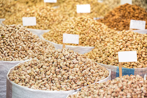 Pistachio Nuts in abundance for sale at Grand Bazaar, Turkey, Istanbul