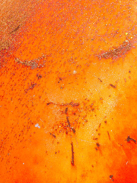 istock Plate of metal rusty on all background 525803993