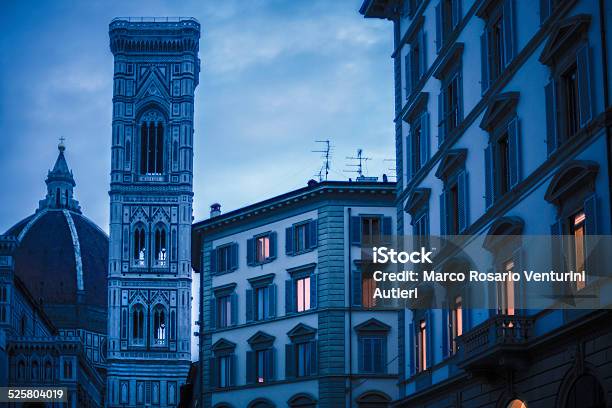 Santa Maria Del Fiore At Dusk Stock Photo - Download Image Now - Architectural Dome, Architecture, Bell Tower - Tower