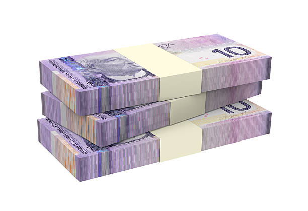 istock Canadian dollars money isolated on white background. 525804219