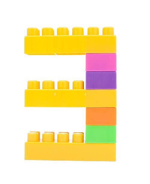 istock colorful plastic blocks forming the number three 525804460