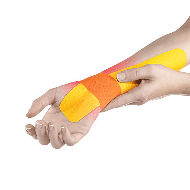 istock Pain in woman wrist. 525805831