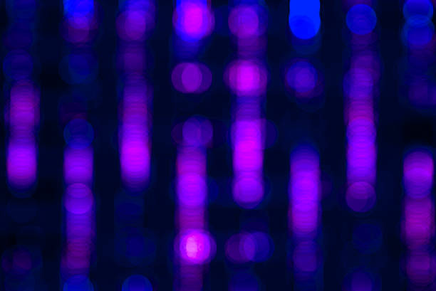 istock Abstract glowing circles on a colorful background 525806012