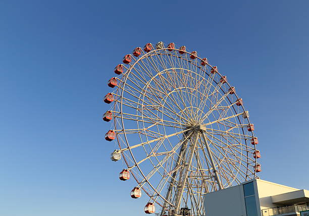 istock Ferris wheel of the blue sky 525807314