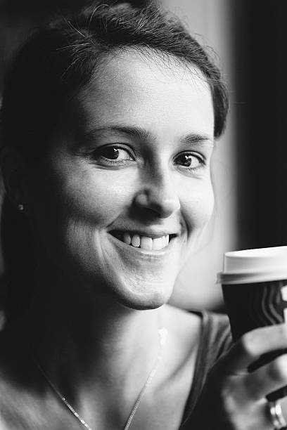 istock Happy woman drinking coffee 525807717