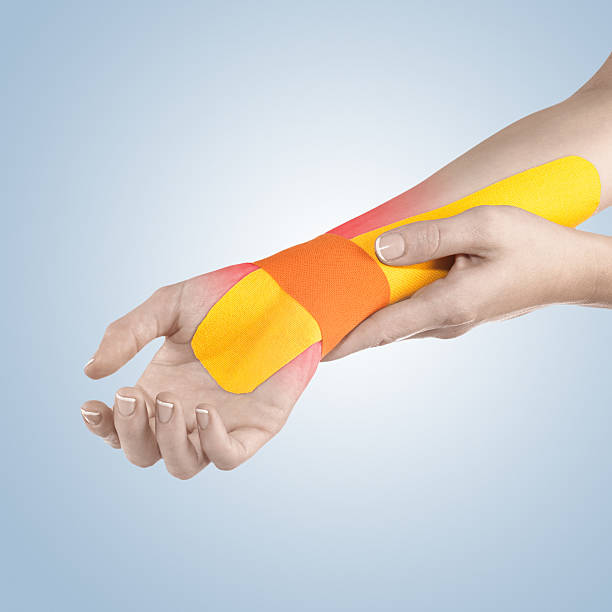istock Pain in woman wrist. 525808295