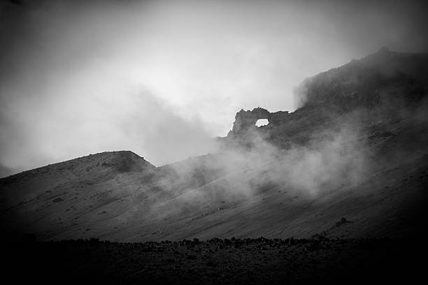 Arch along the Lemosho Trail on Kilimanjaro