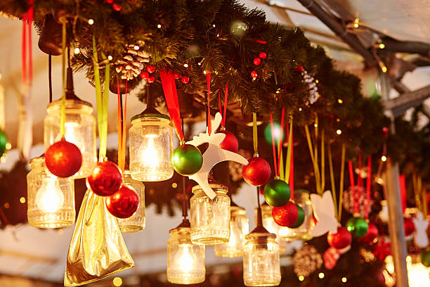 istock Colorful Christmas decorations 525815016