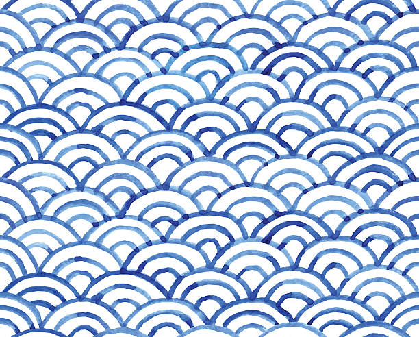 분재 패턴 - backgrounds effortless wallpaper repetition stock illustrations