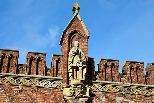 Friedland gate - fortifications of Koenigsberg, neo-gothic 19th century. Kaliningrad (Koenigsberg before 1946), Russia