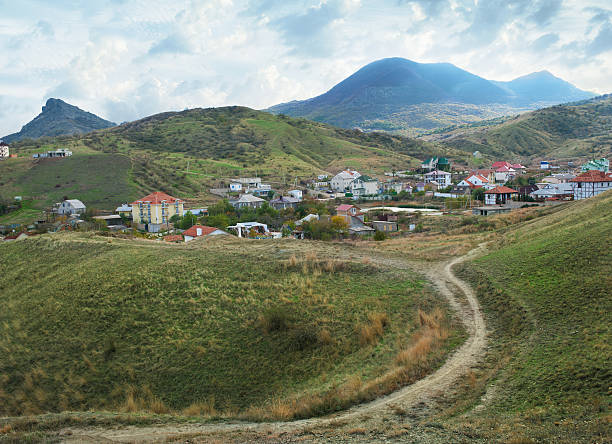 view of the village of Koktebel. Crimea, Russia